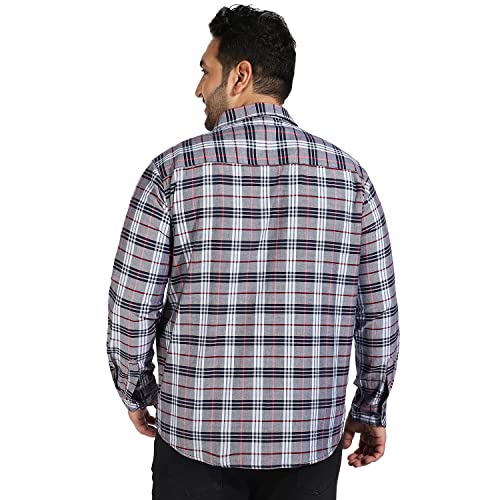Image of CAHOOT Instafab Plus Men's Button Up Regular Fit Shirt for Casual Wear | Modern Clothing Shirt Crafted with Regular Sleeve, Comfort Fit & High-Performance for Everyday Wear