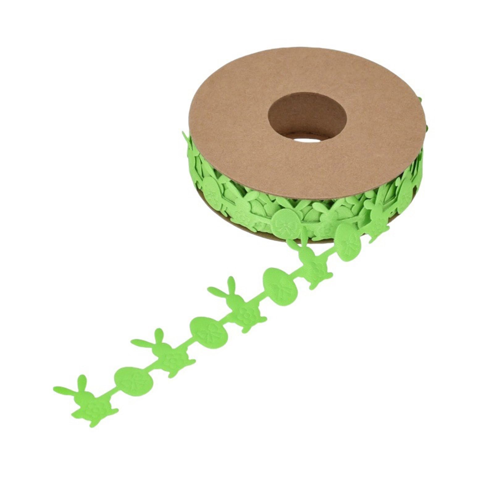 Xjdzineq Easters Decorative Ribbons Bunnies Eggs Craft Ribbon Fabric Decorative Wrapping Rolls Ribbon