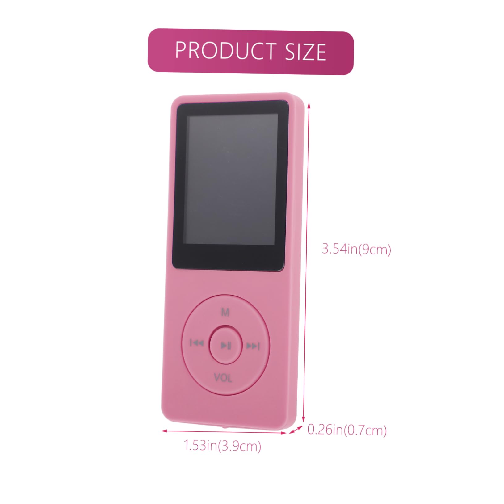 VILLCASE 1Set Lossless Sound Player Music Player with Classic Buttons Supports Amv Recording Seniors Portable Design