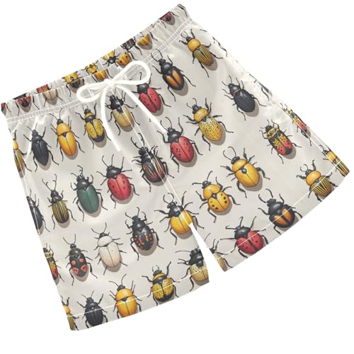 Pigsaly Boys Swim Trunks Varietys of Laybug Boys Board Shorts Swimsuit Swimwear Summer Bathing Suit 5T Multicolor