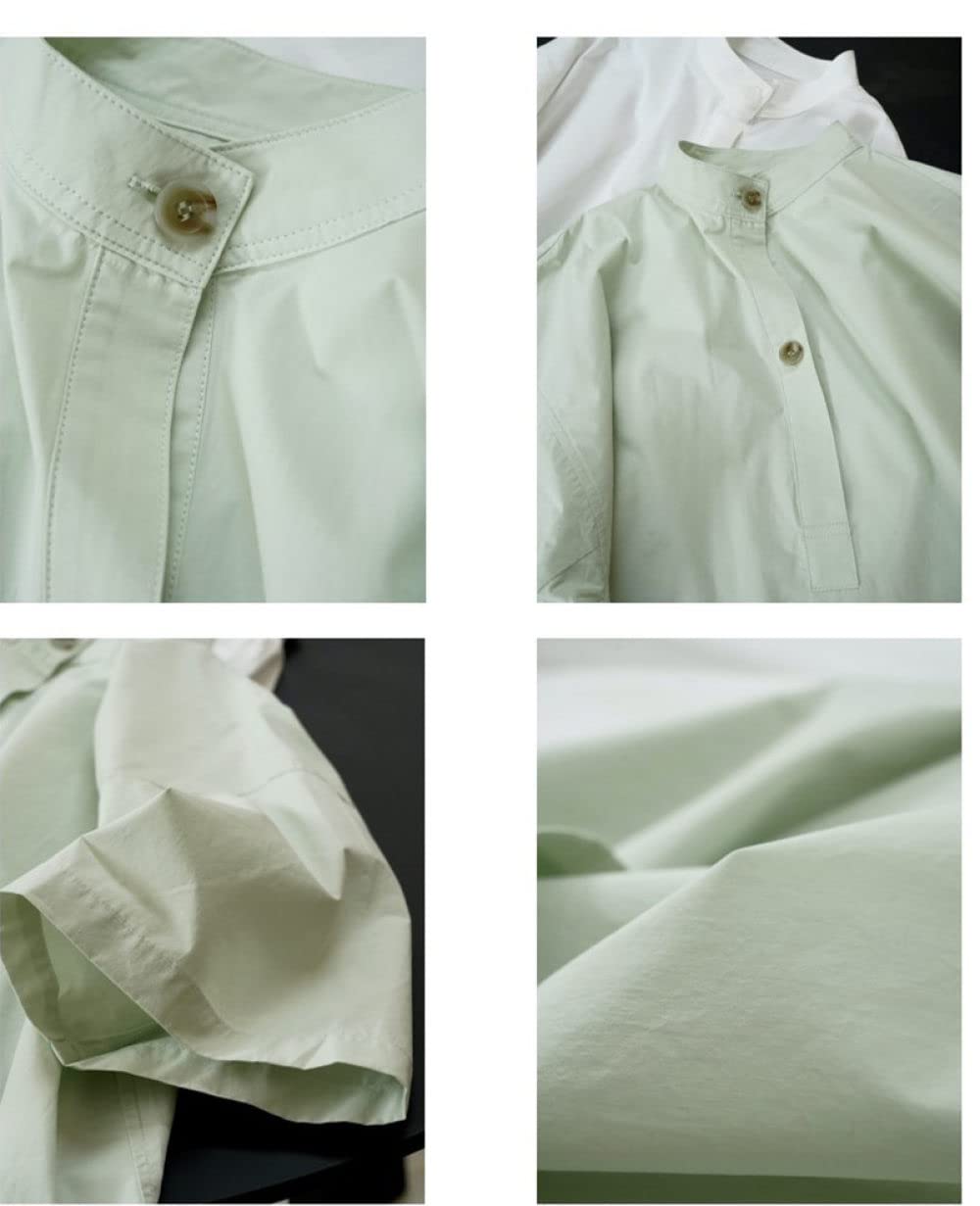 BROLEO Oberteile Damen,Damen-Leinenbluse, Übergroße Sommer-Kurzarmhemden, Rundhals-Oberteile, Elegante Bluse, T-Shirt-Jacke, Lockere Bluse, Tunika, Sweatshirt-Oberteile Für Frauen
