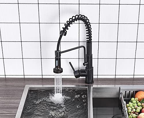 Grifo de cocina con monomando extraíble y rociador de doble función para fregadero 2