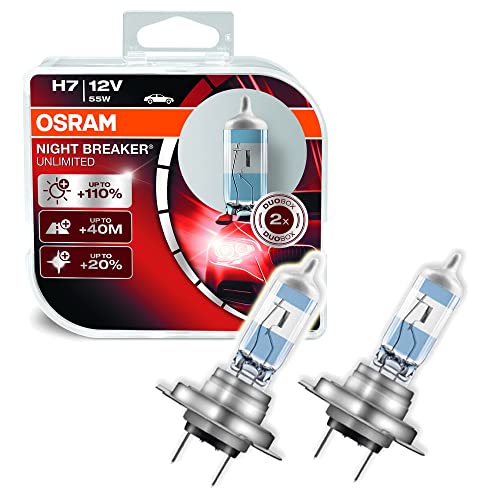 OSRAM NIGHT BREAKER UNLIMITED H7, proiettori alogeni...