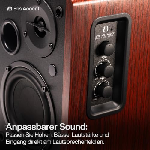 PreSonus Eris Accent Altavoces Bookshelf Amplificados USB-C 50W 7