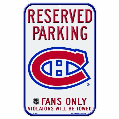 NHL Montreal Canadiens 11-by-17 Inch Locker Room Sign