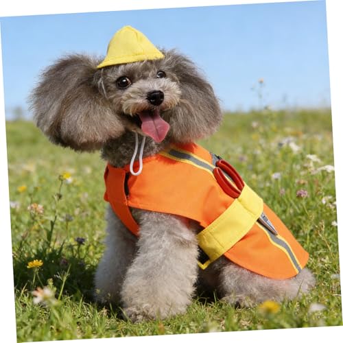 Disfraz para perro BESPORTBLE talla XL naranja miniatura 7