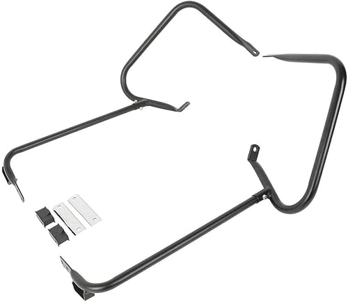 Miniatura 7 de TCT-MT - Soporte de protección para alforja para Harley Touring Road King FLT FLHTCU FLHRC Street Electra Glide Ultra-Classic 1997-2008 Negro trasero