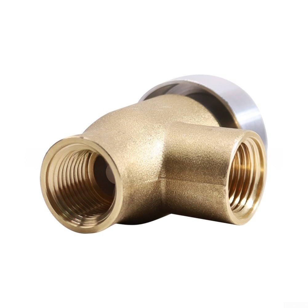 Valvola di ritegno in ottone anti sifone interruttore vuoto 1/2 pollice tappo di riflusso per camper campeggio rimorchio sistema idrico oro LF288A