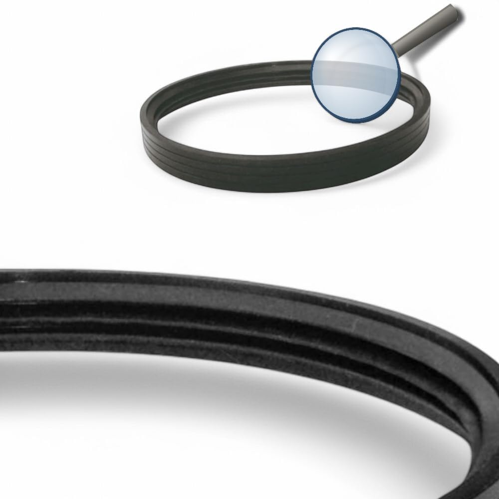 Guarnizioni in Silicone Ø80 mm Set da 10 Pezzi Resistenti 250°C per Stufe a Pellet Legna Caminetti