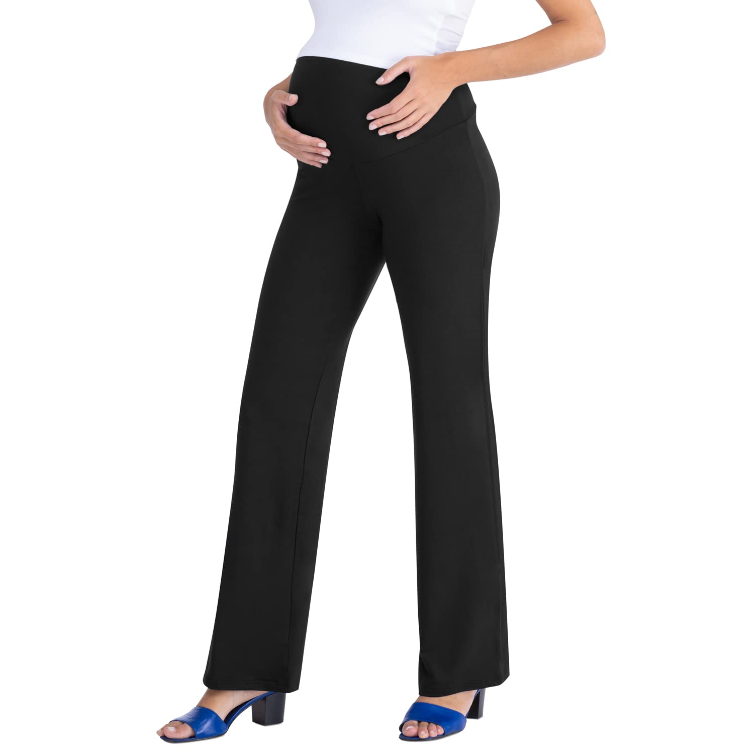 Cinzia - Pantalon de Maternité Relax, Ultra Confortable, Elégant pour Toutes Les Occasions - Un Vrai Plaisir pour Toutes Les Grossesses - Made in Italy