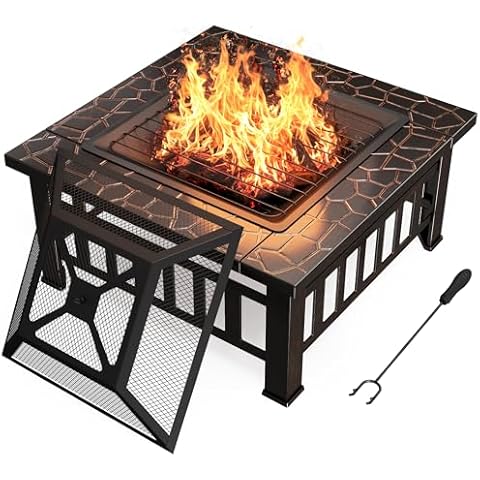 Devoko 32 Inch Outdoor Fire Pit Cover