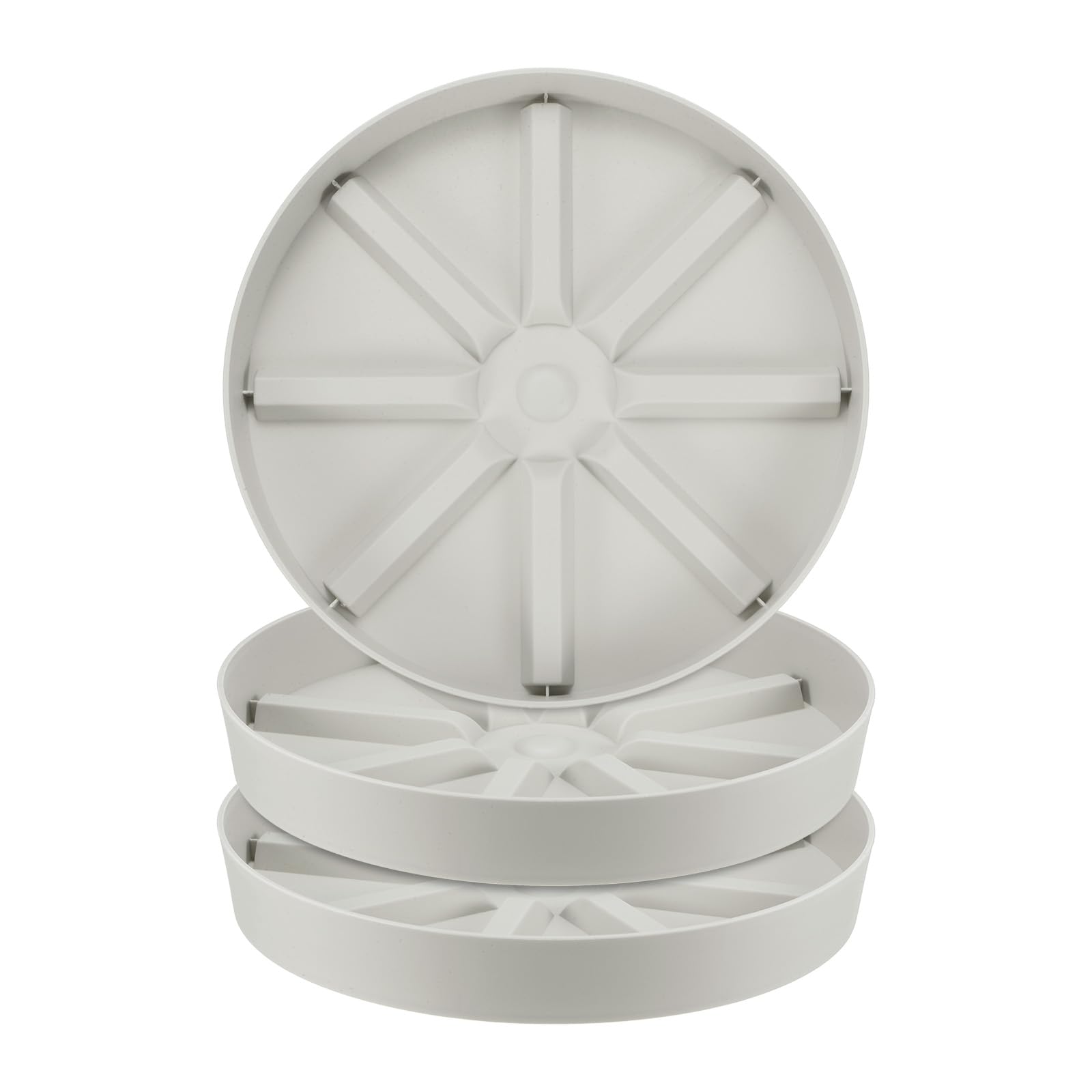 M METERXITY 3-Pack Plant Saucer, 10 Inch Flower Pot Saucers