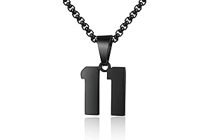Personalized Sports Number Necklace for Active Boys