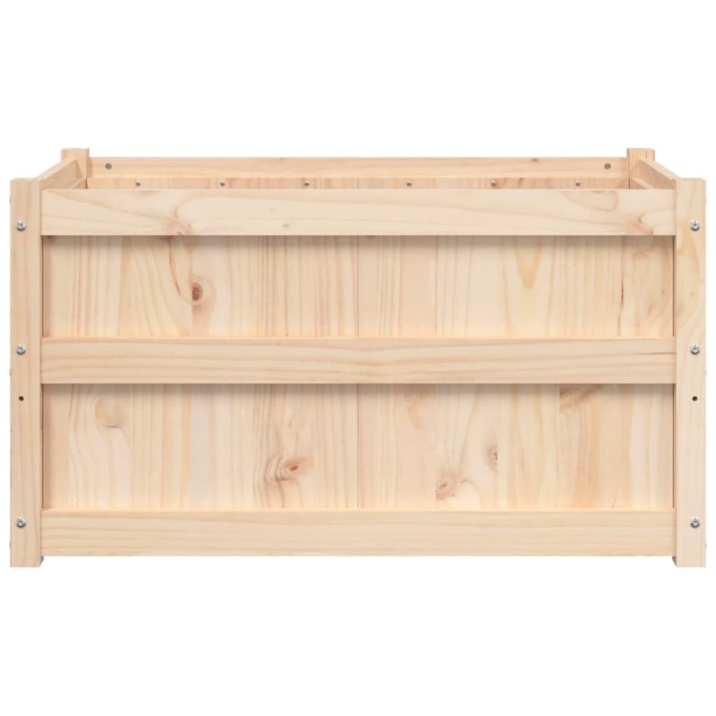 vidaXL Jardinière d'extérieur 90x50x50 cm Bois de pin Massif