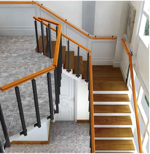Paletti per balaustra in acciaio inossidabile per scale, balcone e terrazza, design a tubo rotondo resistente, per uso interno ed esterno