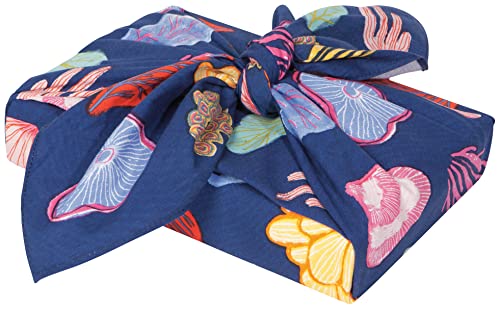 Danica Studio Neptune Recycled Reusable Gift Wrap 32 x 32 inches