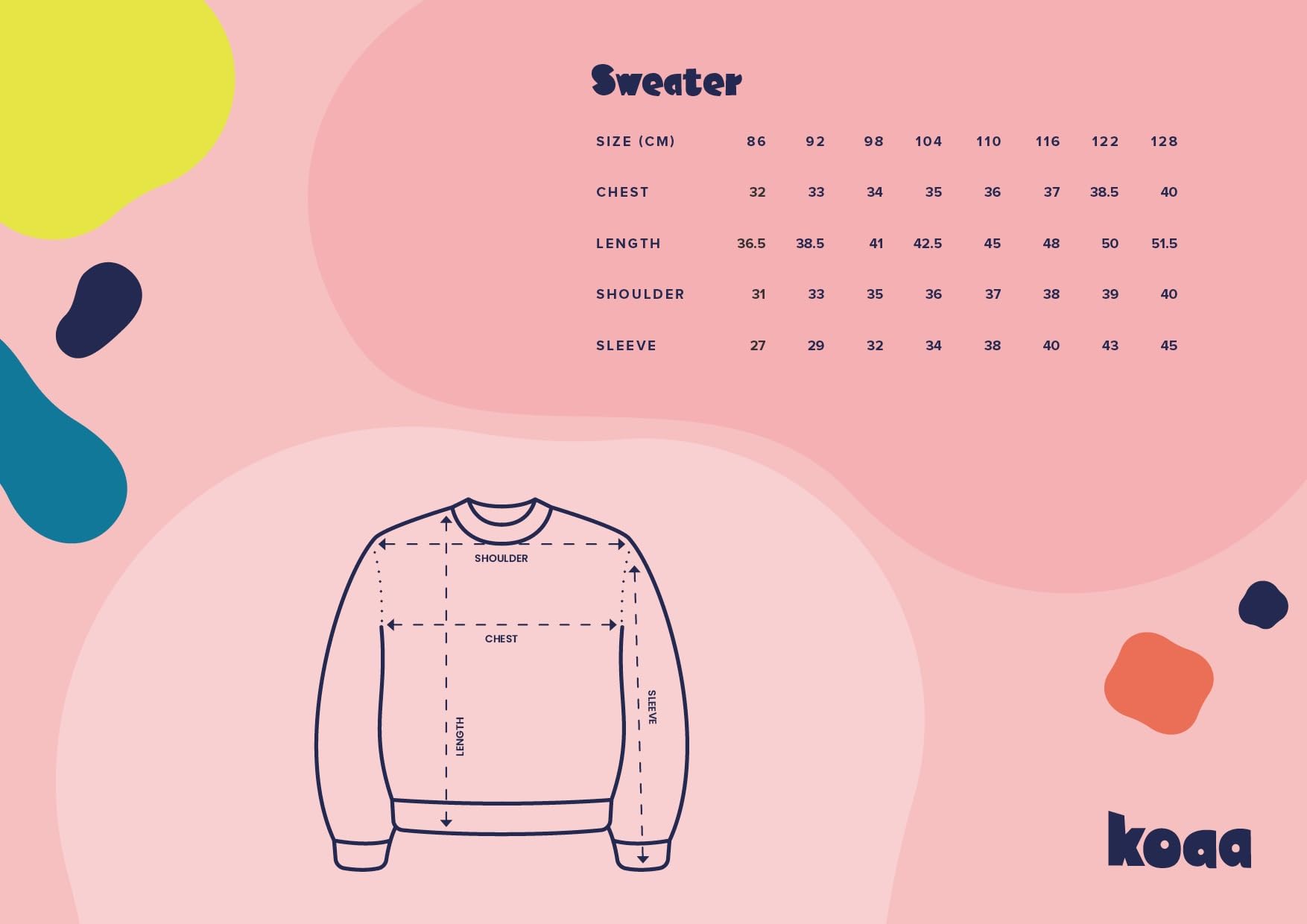 koaa Die Maus Space Pullover - Sendung mit der Maus, Kids Sweater, Pullover Sweatshirt Jungen, mädchen Langarmshirt, kinderpullover, Longsleeve, Sweatshirts Langarm, kinderkleidung, 104-128