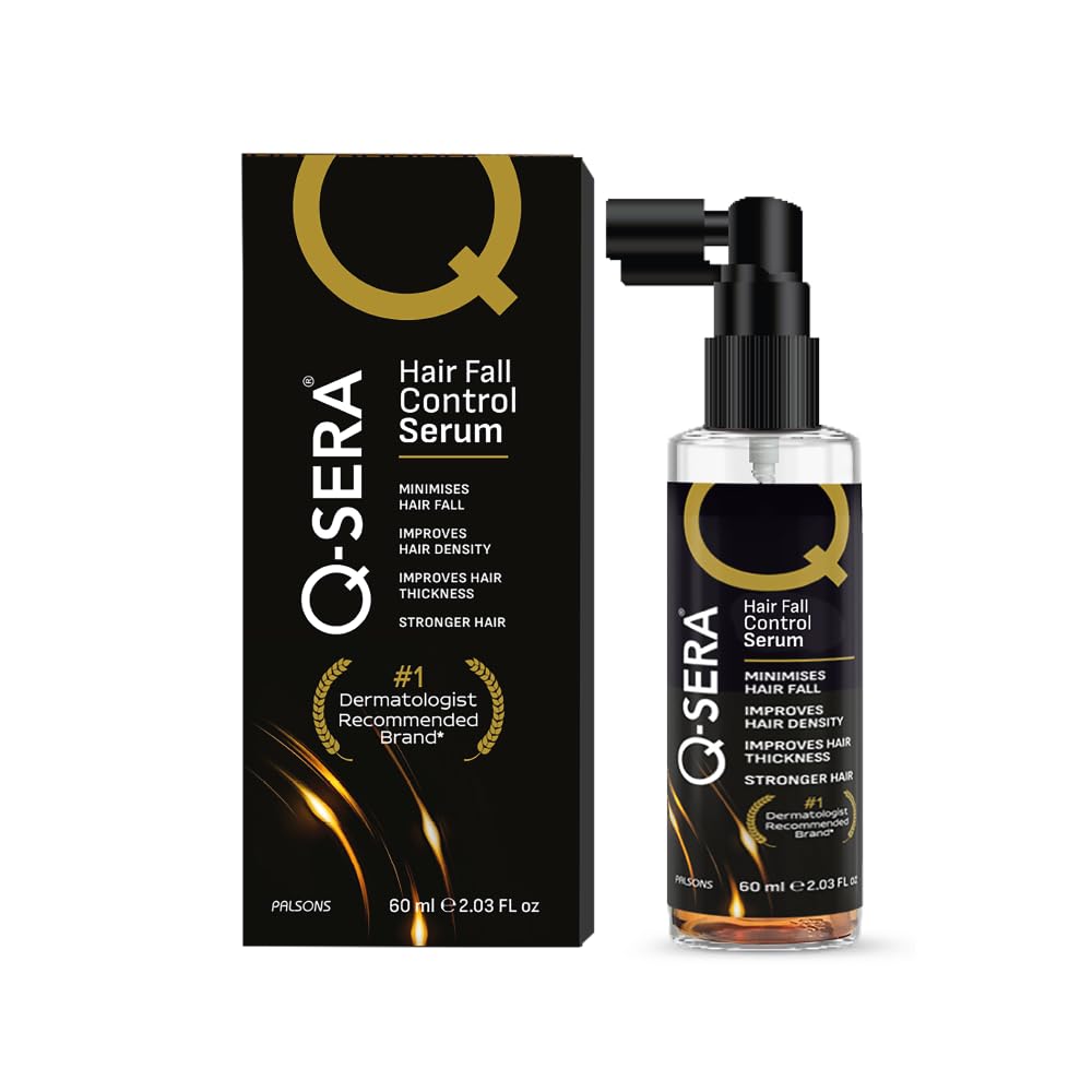 QSERA Hair Growth Serum 20 Days Hair Fall Control Solution|Dermatologist-Recommended|Strengthens Roots, And Promotes Thicker, Healthier Hair|Proven Choice| Superior Over Redensyl, For Men & Women