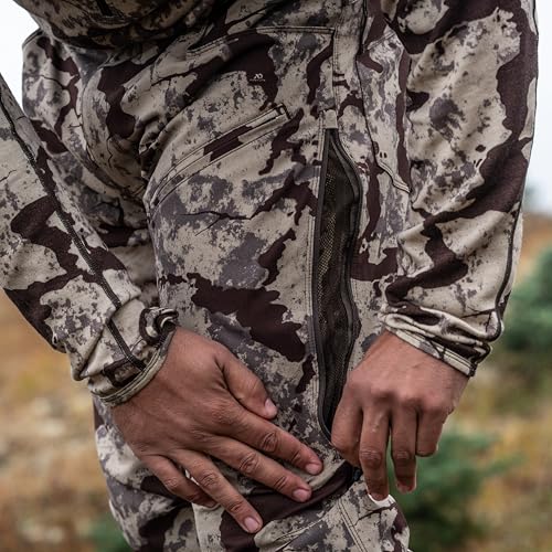 First Lite Men’s 308 Pant - Men’s Outdoor Stretch Camo Hunting Pants with Hip Vents, Year Round Lightweight Hunting Gear3