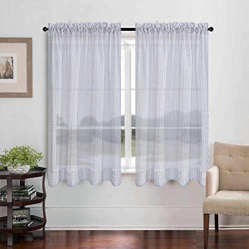 Un par de cortinas de algodón Megachest con aspecto más privacidad (marriott, 142 cm de ancho x 274 cm de caída) Cover