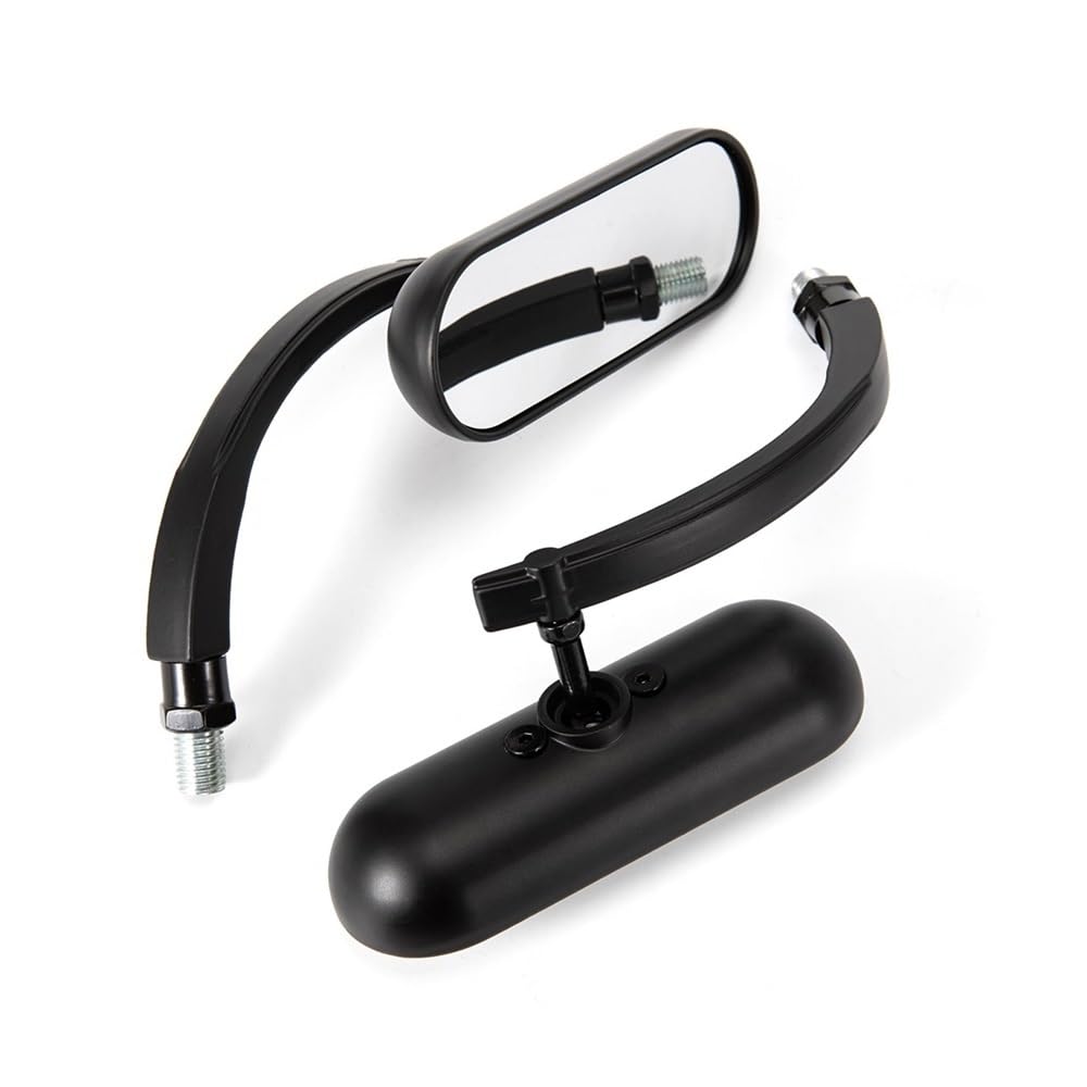 Specchietto Retrovisore Specchietti Laterali Specchietto Ovale Per Moto 8mm10mm Per Ha&rley Chopper Bobber Touring Street Bob Specchio Moto