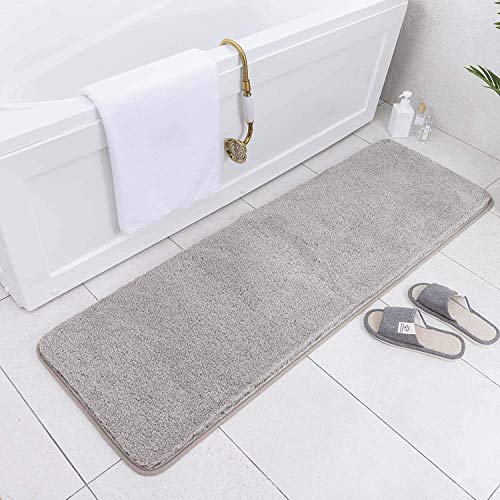 Carvapet rutschfest Badematte Badezimmerteppich Wasserabsorbierend Badvorleger für Badezimmer Bodenmatte Weiche Plüsch… – Bild 3