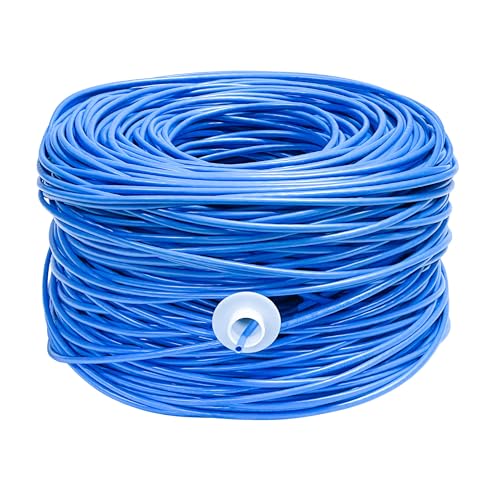 Cable de red Premiertek Cat5e UTP 1000 ft Azul miniatura 1