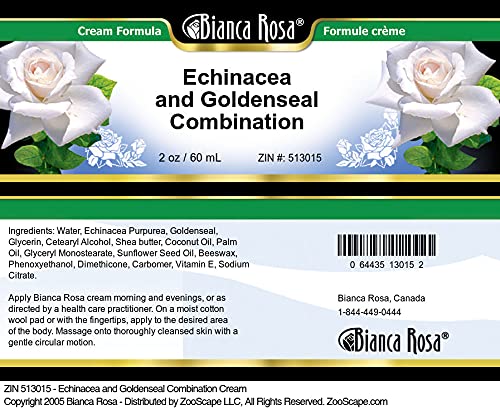 Miniatura 3 de Bianca Rosa Crema Combinada Echinacea y Sello de Oro (2 oz, ZIN 513015)