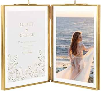 ゴールド フォトフレームスタンド.b フォトフレーム フローター Lサイズ L判 Arti 写真フレーム 銅 ガラス