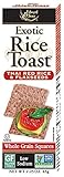 Edward & Sons Exotic Toast 2.25 Boxes Thai Red Rice & Flax Seed, 27 Ounce (Pack of 12)