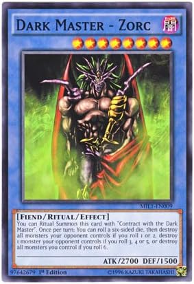 Amazon Co Jp 遊戯王 英語版 Mil1 En009 Dark Master Zorc 闇の支配者 ゾーク ノーマル 1st Edition ホビー 通販
