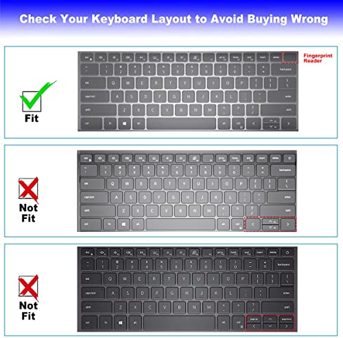Protector de teclado para Dell Inspiron 16 y 14 negro miniatura 2