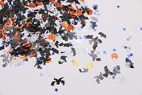 Ucity Halloween Party Confetti Glitter Pumpkins Bats Witches Ghost Star Metallic Sequins Table Scatter For Halloween Table Decorations #TOP3