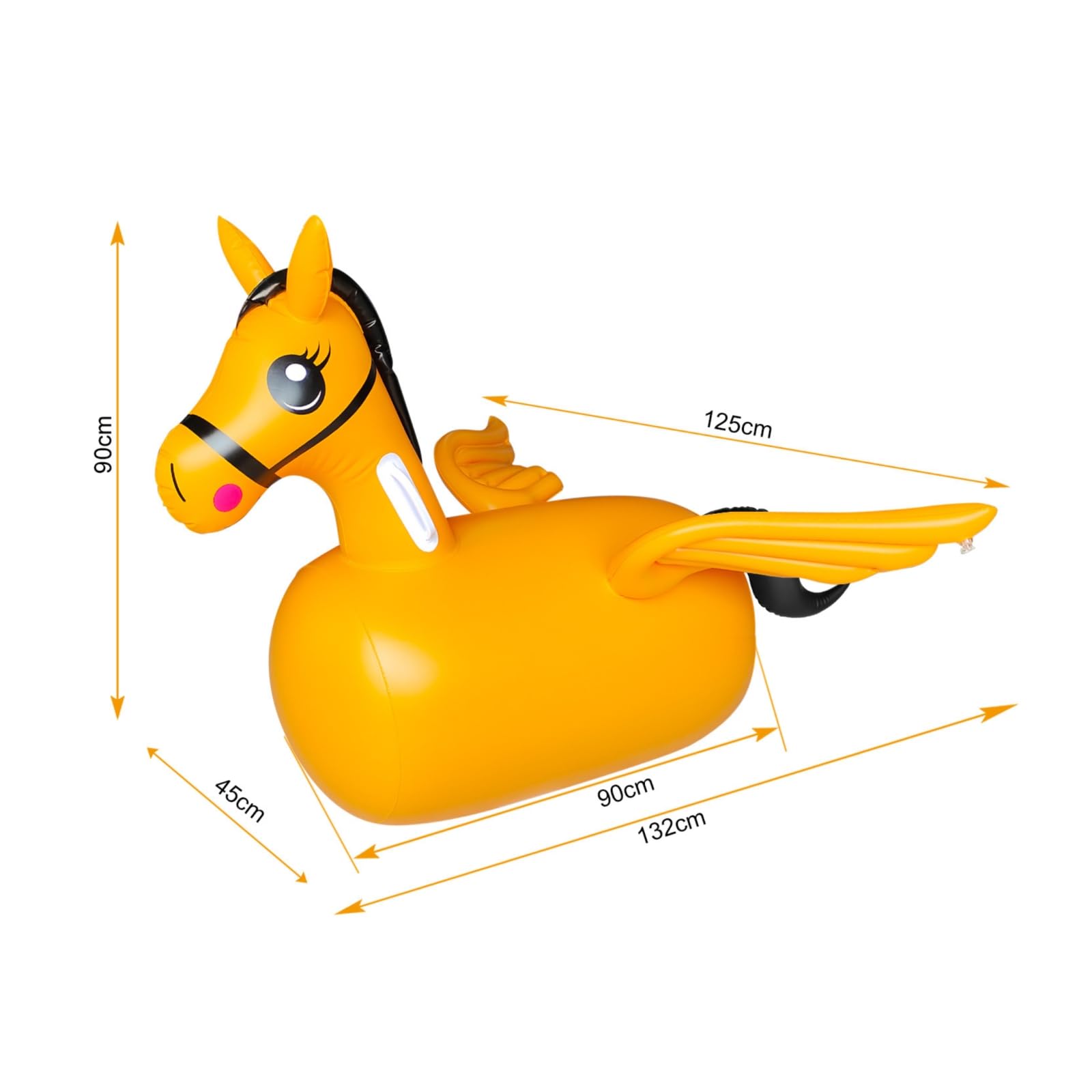 Amagogo Ballon Gonflable à Chevaucher | Pr t, Animal Sauteur Gonflable, Robuste, J, Intérieur