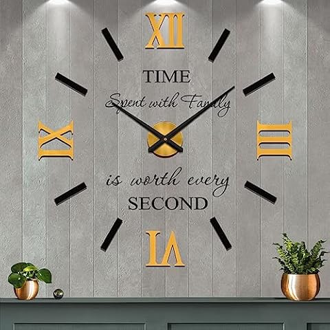 VANGOLD 3D Modern Mute Wall Clock Cover