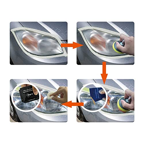 belupai Koplamp-restauratieset, reparaties, mat koplampglas, restauratieset, geschikt voor auto's, motorfietsen, motorfietsen - Image 7