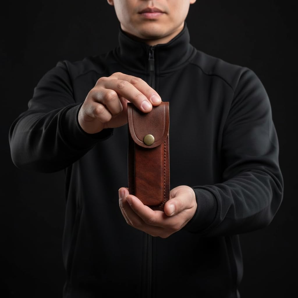 Pakistan PA33235 Cuchillo de hoja fija unisex – Adulto, marrón, talla única