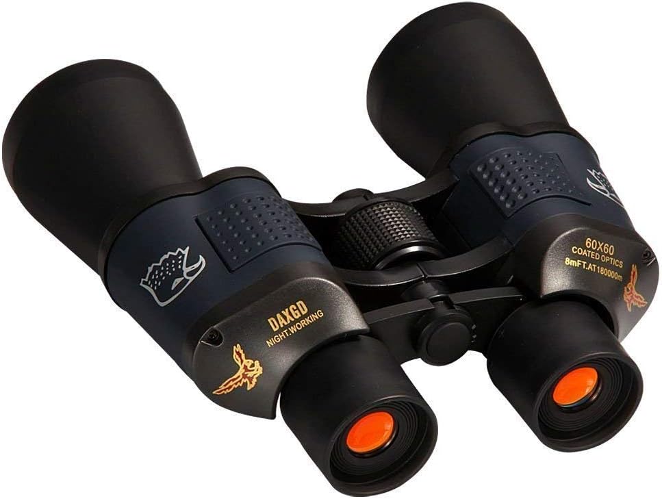 DAXGD Waterproof Fogproof Binoculars 10x50 High Powered Optical Telescope with Strap Backpack Lens Cap and Eyepiece Cap
