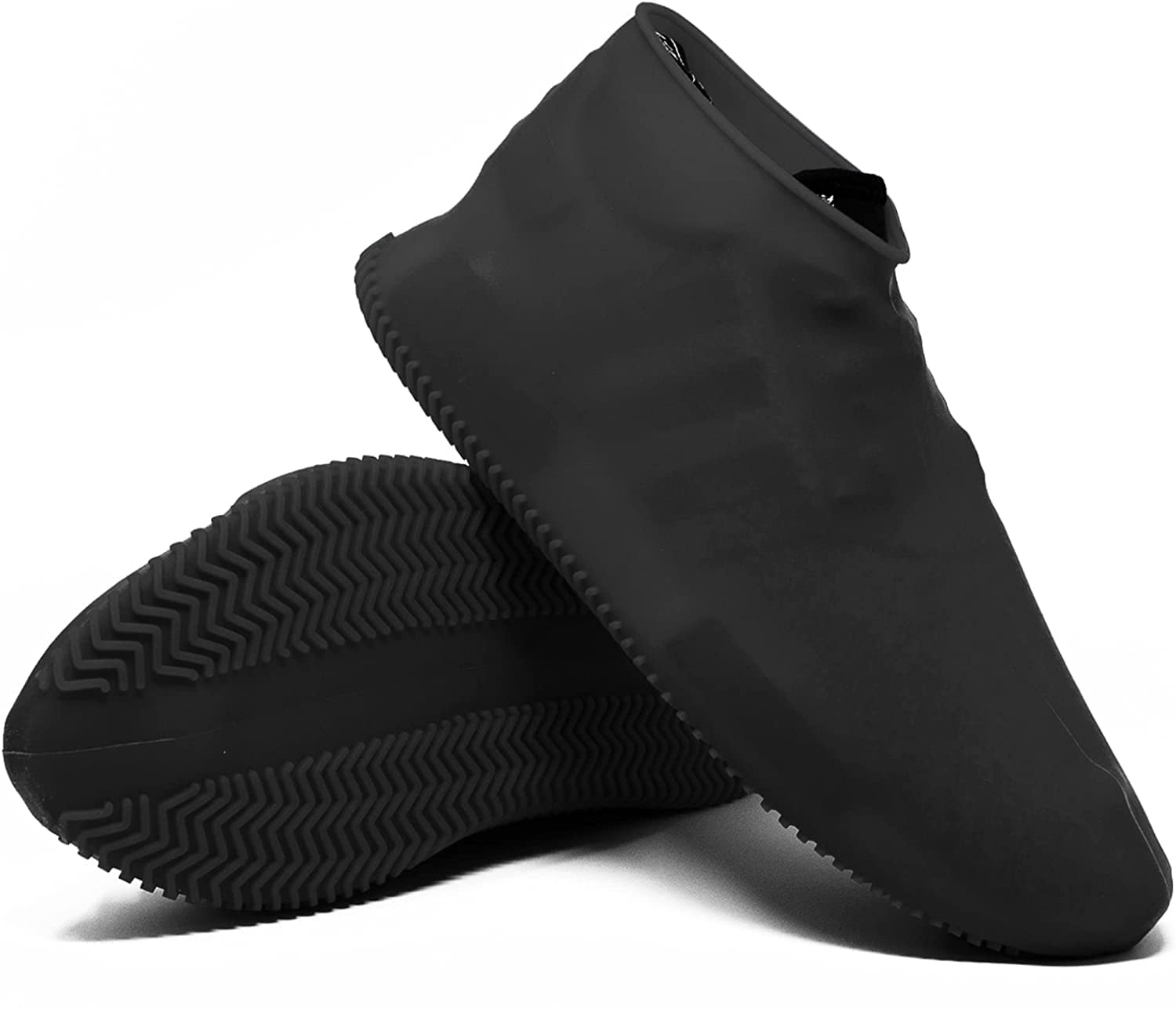 Waterproof Silicone Shoe Cover, Reusable Non Slip Rubber Rain Shoe Cover, Unisex Shoe Protectors Outdoor with Non-Slip Sole for Rainy, Snowy, Outdoor Protection, 1 Pair