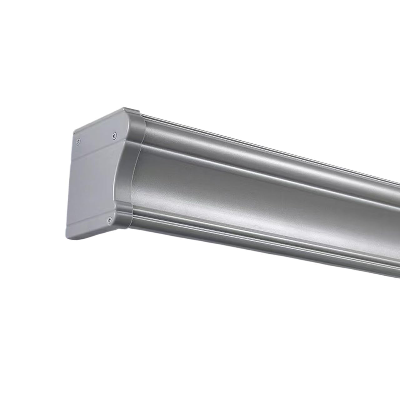 Double Track Curtain, Double Rail Curtain Track 1-8m Wall Mount Blackout Sliding White Gray(Grau,4.4m(14.4ft))
