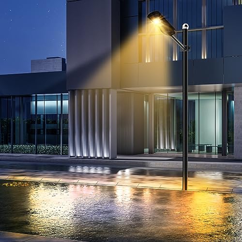 Epyz 30 Watt Solar Street Light Outdoor with Remote 118 LEDs Motion Sensor and Dusk to Dawn for Garden, Street, Lawn [ with Out Pole ] [ Pack of 1, Warm Yellow ]