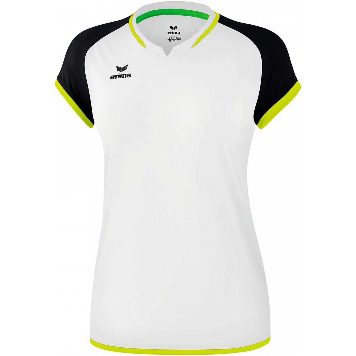 Erima Women Zenari 3.0 Tank Top - White/Black/Lime Pop, 42