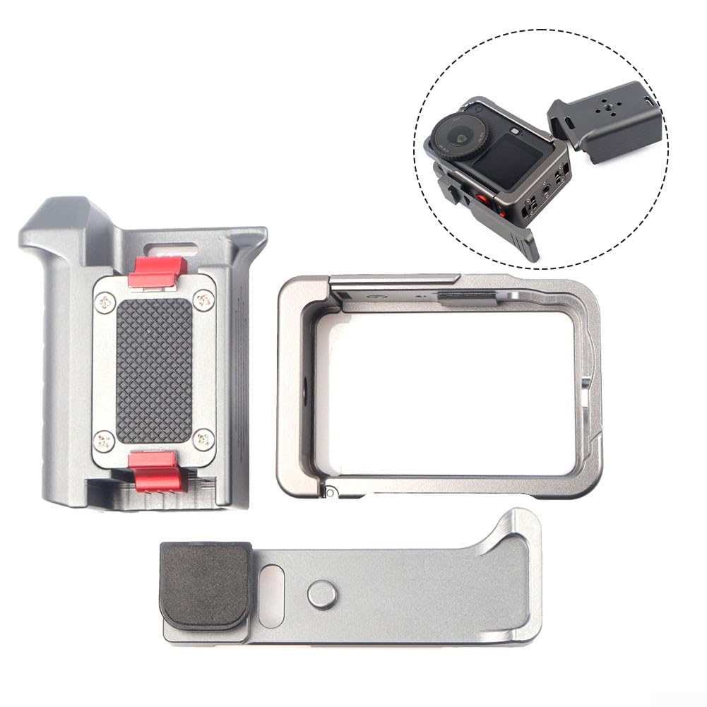 Zestaw uchwytów do DJI OsmoAction6 z materiałem ze stopu aluminium, magnetycznym szybkim zapięciem i uchwytem na zimną stopkę do użytku profesjonalnego