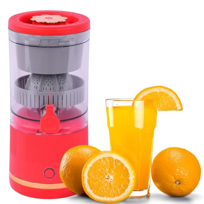 Drumstone (𝐒𝐮𝐦𝐦𝐞𝐫 𝐒𝐚𝐯𝐢𝐧𝐠𝐬 𝟓-𝐘𝐞𝐚𝐫𝐬 𝐖𝐚𝐫𝐫. 𝐙𝐞𝐫𝐨 𝐖𝐨𝐫𝐫𝐢𝐞𝐬) Rechargeable Wireless Citrus Juicer – Portable USB Electric Juicer for Oranges, Lemons, Mosambi & More | Compact-image-15
