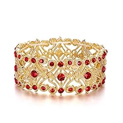 Ruby Color Gold-Tone