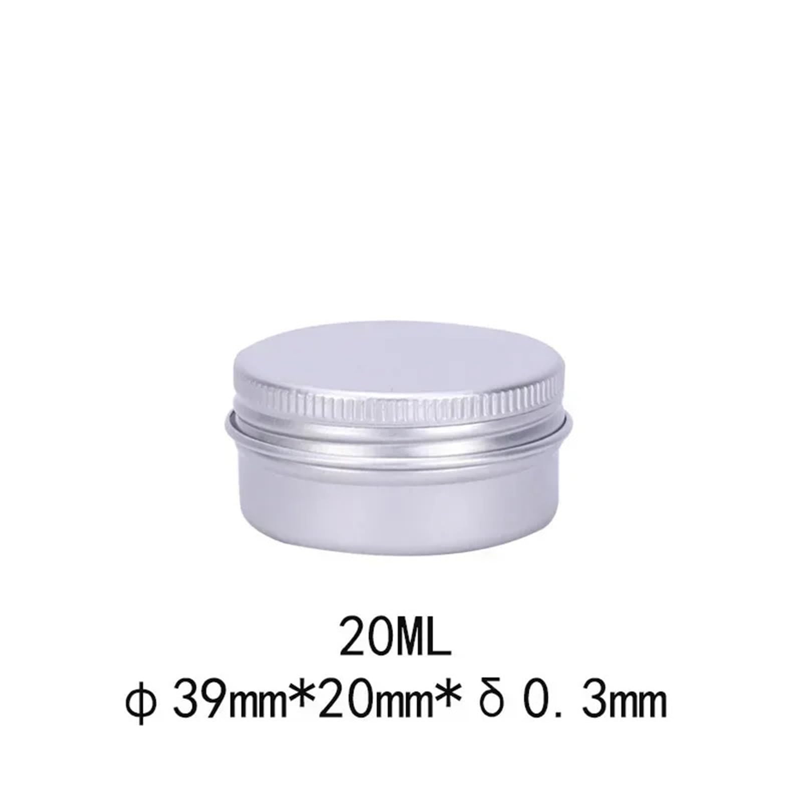 Małe puszki z pokrywkami, aluminiowe słoiki cyny 38 sztuk 5 10 15 20 gramów Puste pojemniki kosmetyczne Okrągła zakrętka do robienia świec 5ml | 20ml