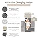 Portable Diaper Changing Pad - Large, Waterproof Travel Changing Pad for Baby with Extra Storage, Wipes Pocket & Pacifier Case - Portable Diaper Changing Station - Beige Striped