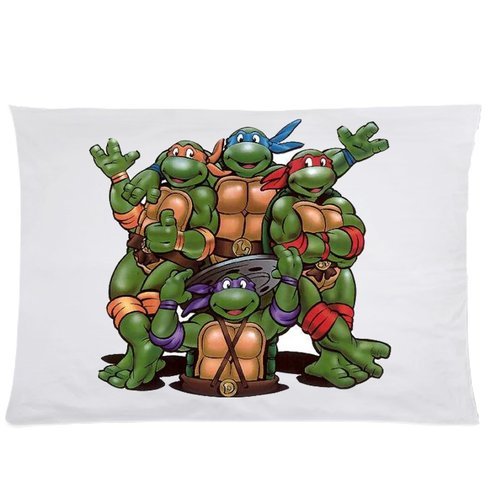 Teenage Mutant ?Ninja Turtles Funny Pattern Custom Rectangle Pillow Cases 20X30 (One Side)