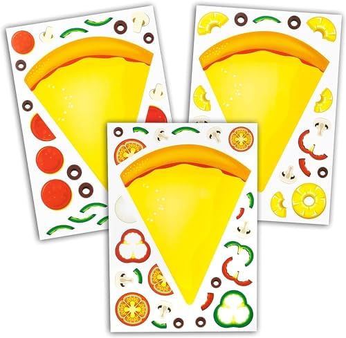 24 Make A Pizza Stickers for K...
