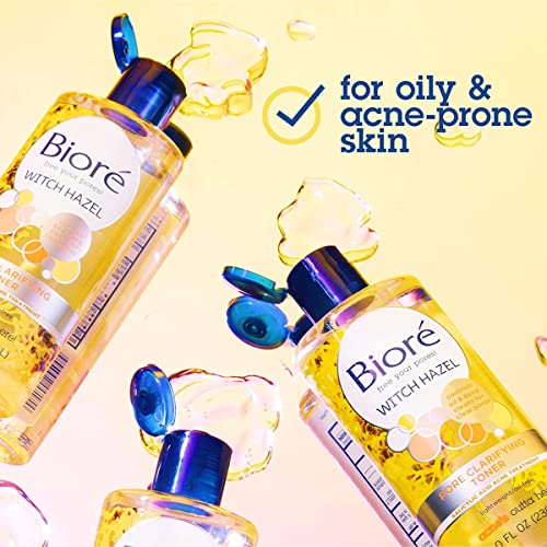 Bioré Witch Hazel Pore Clarifying Toner, With 2% Salicylic Acid For Acne Clearing And Balanced Skin Purification, 8 Ounce (Hsa/Fsa Approved) #TOP3